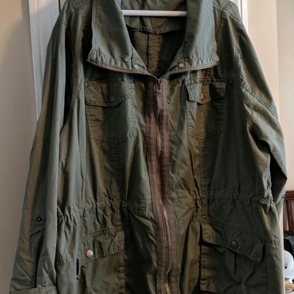 Green utility jacket-size 3